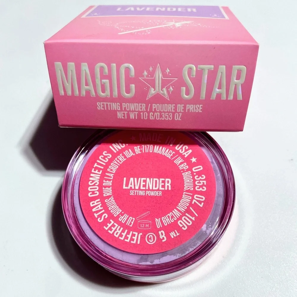 JEFFREE STAR Makeup Magic Star Brightening Setting Baking Powder Lavender NEW